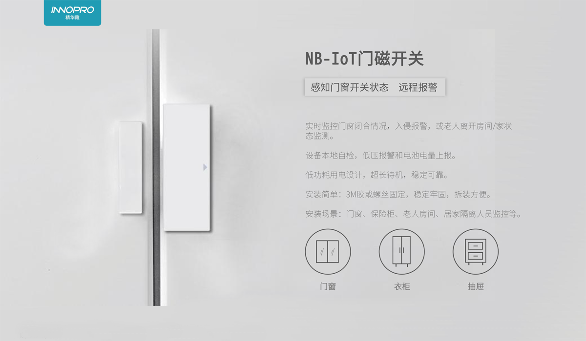 小小門磁，大大用處，精華隆NB-IoT門磁開關十大場景應用(圖1)