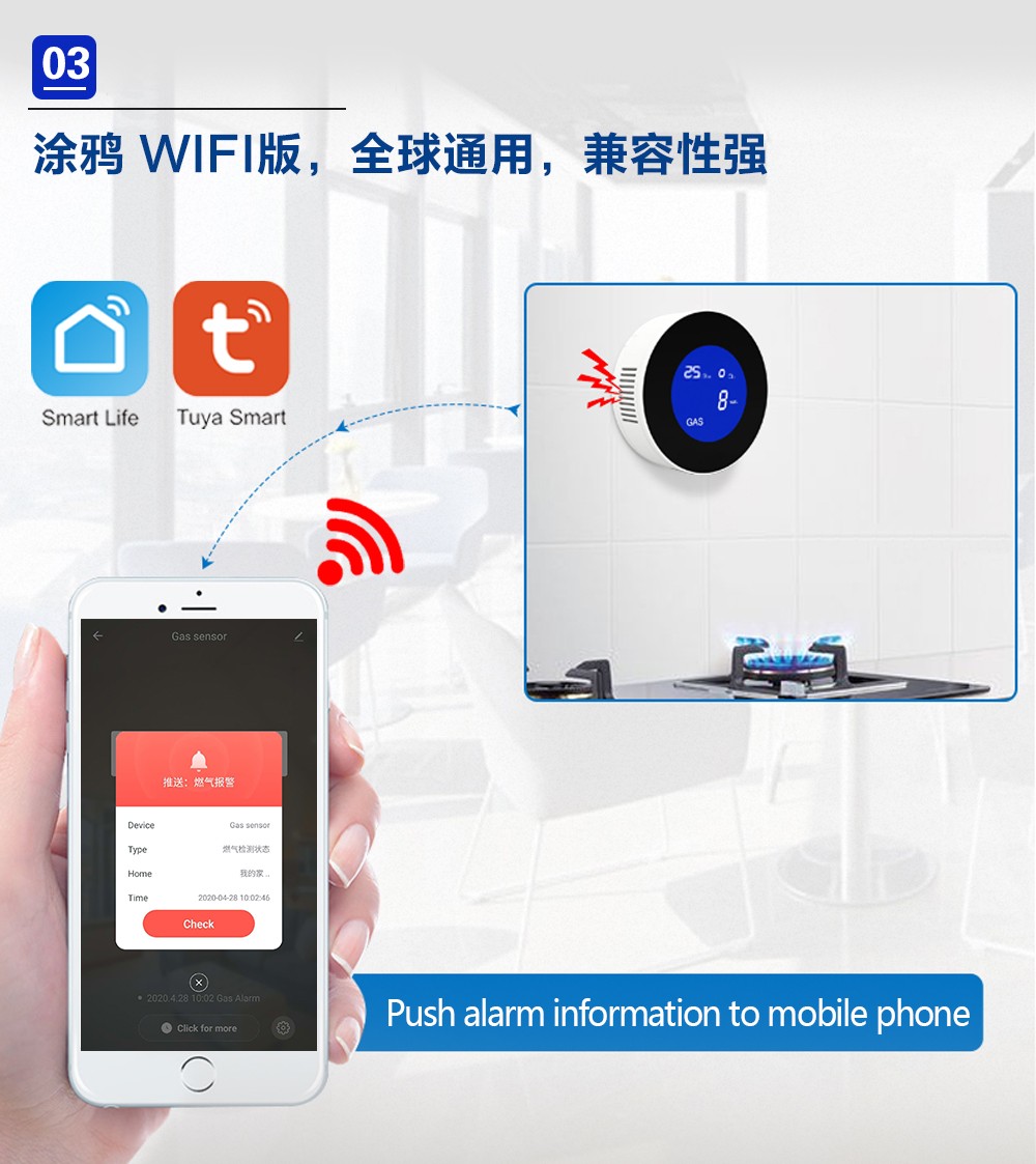 不同環境下燃氣報警器安裝間距有什么規范？(圖2)
